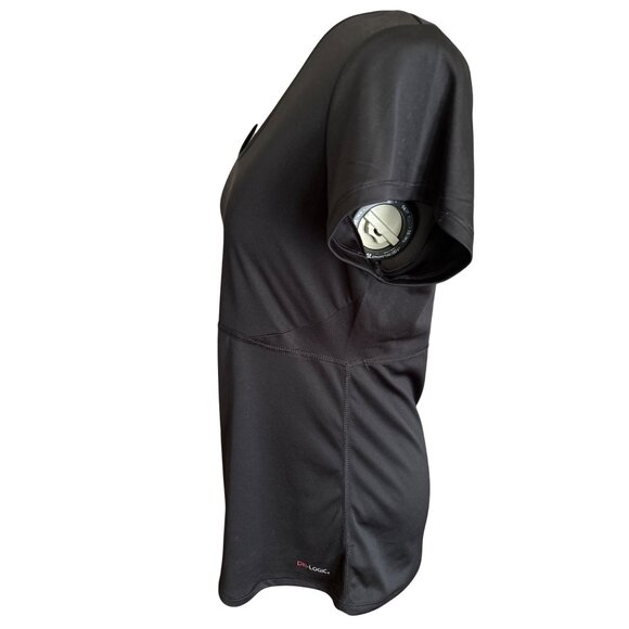 Alpine Design Black Dri-Logic Womens XL Short Sleeve Performance Top Activewear - Picture 2 of 9